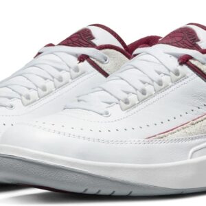 Jordan Men's 2 Retro Low Cherrywood White/Cherrywood Red (DV9956 103) - 10