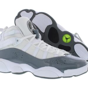 Jordan Boy's 6 Rings (Big Kid) White/Cool Grey/White 7 Big Kid M