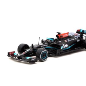 Tarmac Works AMG F1 W12 E Performance #44 Lewis Hamilton Winner Formula One F1 Sao Paolo GP (2021) with Number Board Global64 Series 1/64 Diecast Model Car T64G-F037-LH2