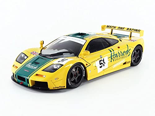 solido S1804105 1:18 F1 GT-R Short Tail 24h Le Mans 1995-Harrods McLaren Collectible Miniature car, Multi