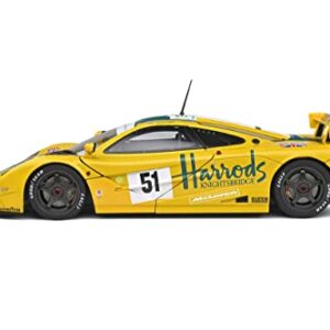 solido S1804105 1:18 F1 GT-R Short Tail 24h Le Mans 1995-Harrods McLaren Collectible Miniature car, Multi