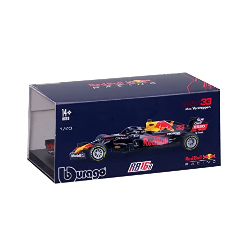 Bburago RedBull Racing RB16B Verstappen #33 Formula1 2021 Collection Car 1:43 Scale