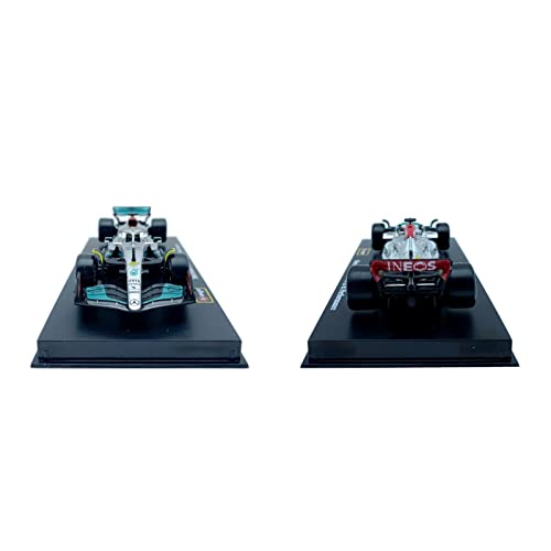 HTLNUZD Bburago 1:43 F1Mercedes AMGW13 #44 Lewis Hamilton 1/43 Racing Car W13 #44 Super Formula One Alloy Luxury Die Cast Collection Vehicles Model (Hardcover W13#44)