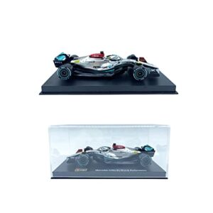 HTLNUZD Bburago 1:43 F1Mercedes AMGW13 #44 Lewis Hamilton 1/43 Racing Car W13 #44 Super Formula One Alloy Luxury Die Cast Collection Vehicles Model (Hardcover W13#44)