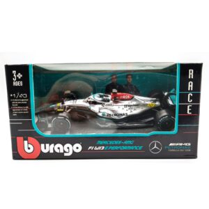 XTD Bburago 1:43 2022 F1 Mercedes-AMG Team W13 #44 Lewis Hamilton Alloy Luxury Vehicle Diecast Cars Model Toy (2022 W13 #44)