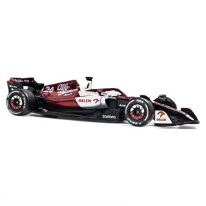 JODIYAAH Bburago 1:43 2022 Alfa Romeo F1 Racing Team C42#24 Guanyu Zhou Alloy Car Diecast Car Model Toy Collection (F1 C42#24)