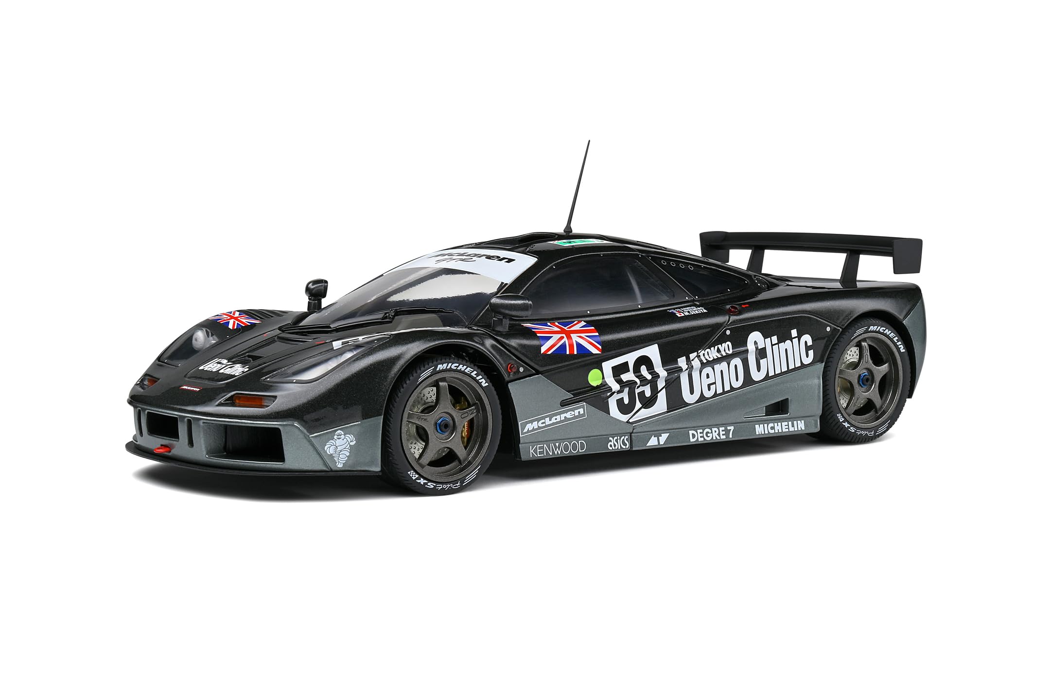 Solido 1:18 Mclaren F1 GT-R Short Tail Black 24H Le Mans 1995