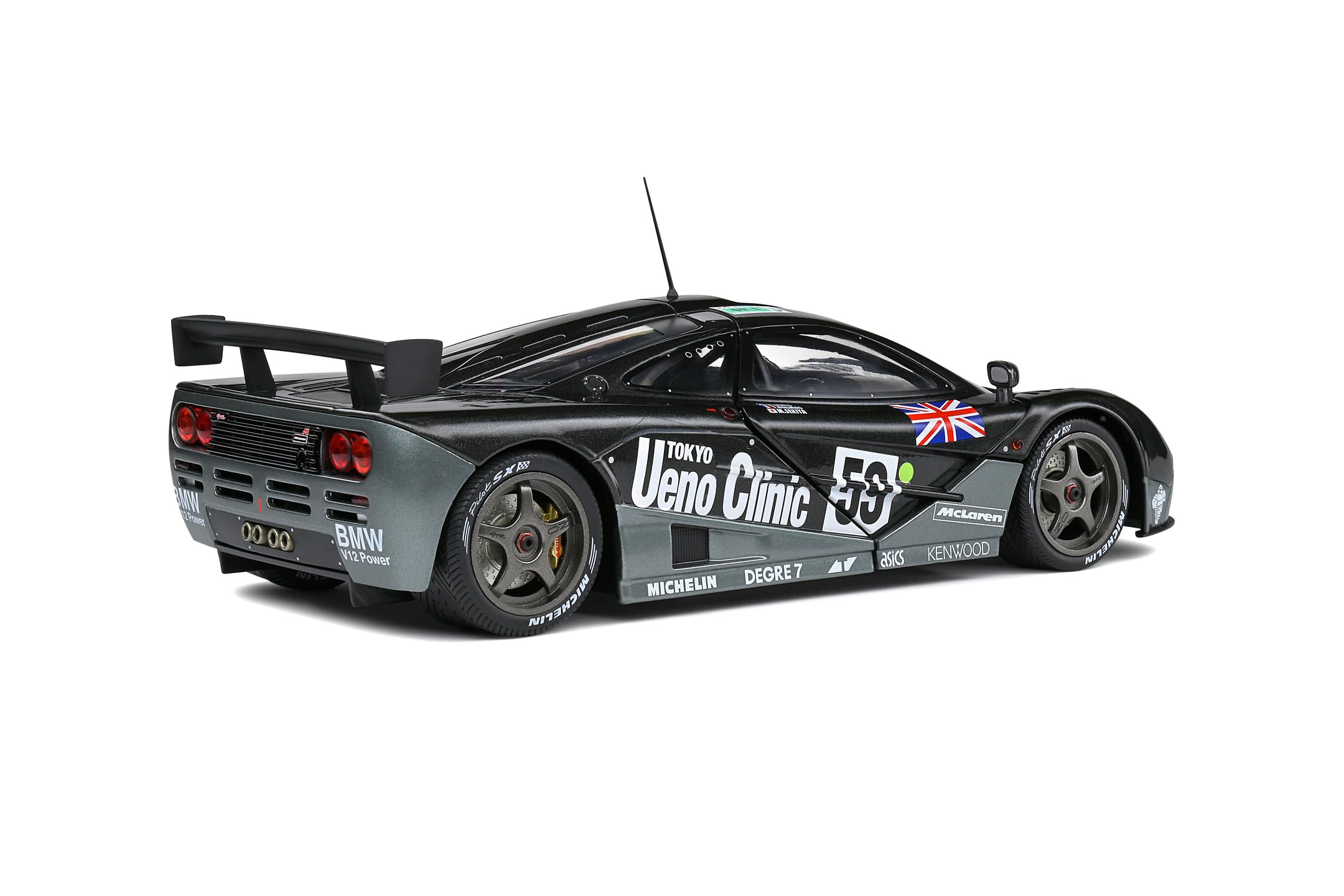 Solido 1:18 Mclaren F1 GT-R Short Tail Black 24H Le Mans 1995