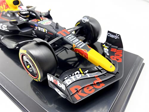 HTLNUZD Bburago 2022 1/24 New F1 RB18#11Perez Racing Compatible with Red Bull 1:24 Static Alloy Car Collectible Gift Die Cast Model