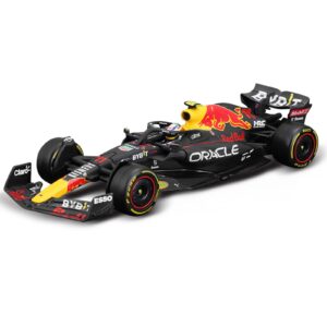 bburago 1:24 new 2023 f1 racing rb18 11# perez special paint formula one alloy super toy car model (1/24 rb18 11#)