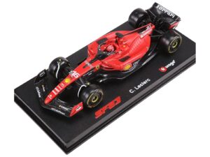 sf-23#16 charles leclerc formula one f1 world championship (2023) with display case formula racing series 1/43 diecast model car by bburago 36835cl