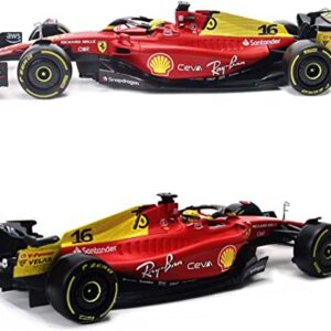 XTD Bburago 1:18 2022 F1 F1-75 75th Anniversary F1-75#55 Carlos Sainz Alloy Luxury Vehicle Diecast Cars Model Toy Collection Gift (1/18 75th #55)