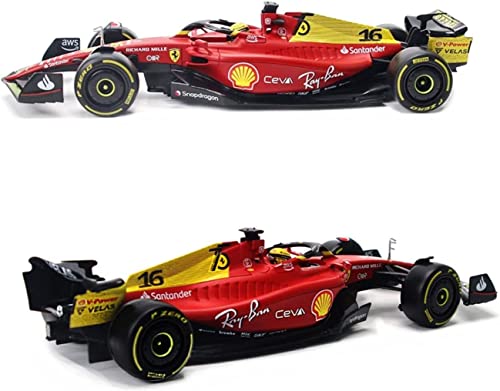 XTD Bburago 1:18 2022 F1 F1-75 75th Anniversary F1-75#55 Carlos Sainz Alloy Luxury Vehicle Diecast Cars Model Toy Collection Gift (1/18 75th #55)