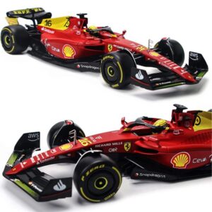 XTD Bburago 1:18 2022 F1 F1-75 75th Anniversary F1-75#55 Carlos Sainz Alloy Luxury Vehicle Diecast Cars Model Toy Collection Gift (1/18 75th #55)