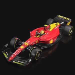 XTD Bburago 1:18 2022 F1 F1-75 75th Anniversary F1-75#55 Carlos Sainz Alloy Luxury Vehicle Diecast Cars Model Toy Collection Gift (1/18 75th #55)