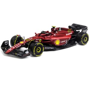 xiangtat bburago 1/43 2022 f1-75 scuderia f1-75#55 carlos sainz alloy luxury vehicle diecast cars model toy collection gift (f1-75#55)