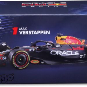 XTD Bburago 1:43 2023 F1 RB19 1# Max Verstappen F1 Champion Racing Formula Alloy Car for Red Bull Team Die cast Model Car (RB19 1#)