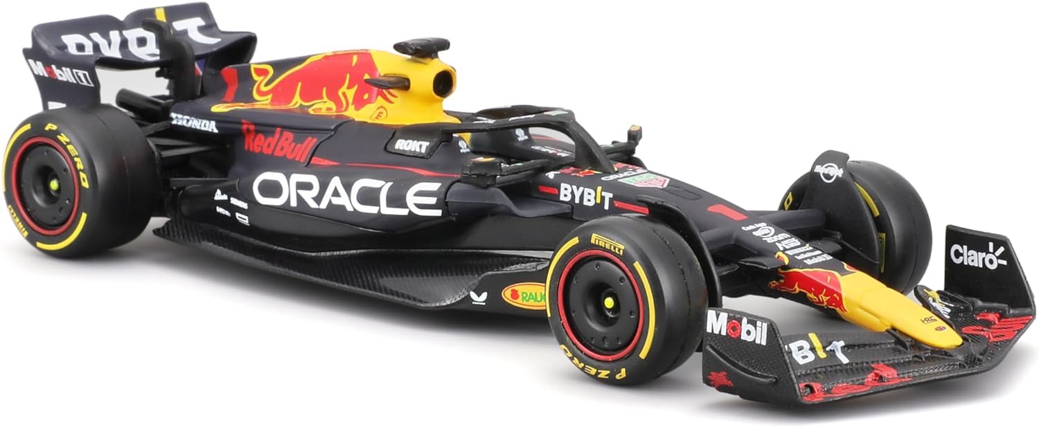 XTD Bburago 1:43 2023 F1 RB19 1# Max Verstappen F1 Champion Racing Formula Alloy Car for Red Bull Team Die cast Model Car (RB19 1#)