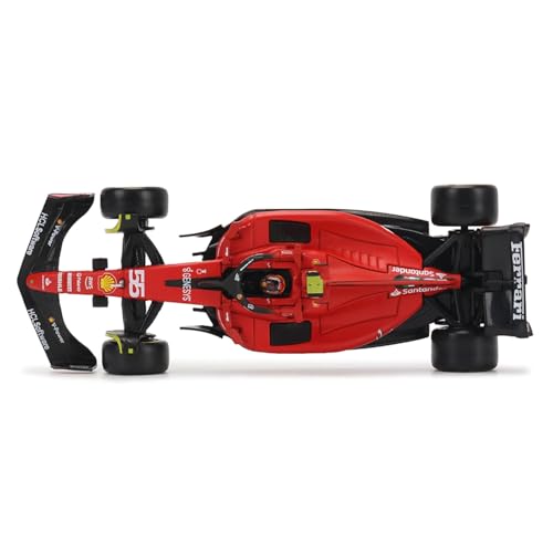 HTLNUZD Bburago 2023 1/43 SF23#55 Racing Model Car for F1 Scuderia Ferrari 1:43 SF23#55 Sainz Alloy Car Die Cast Car Model Adult Gift (Hardbound Version)