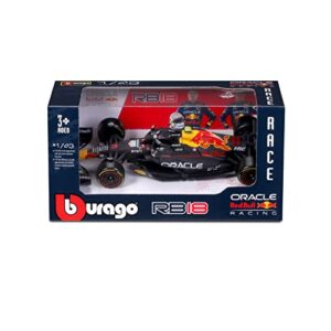 Bburago 2022 F1 Champion Racing RB18 F1 Formula Sergio Perez 1/43 scale NO.1 Diecast Alloy Collectible Toy Car Model (Standard Version RB18#)