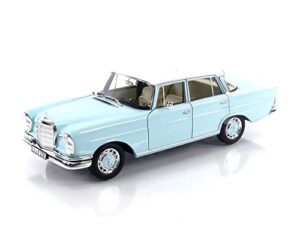 norev 1965 220 s light blue with white top 1/18 diecast model car 183920