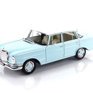 Norev 1965 220 S Light Blue with White Top 1/18 Diecast Model Car 183920