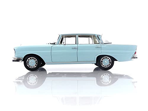 Norev 1965 220 S Light Blue with White Top 1/18 Diecast Model Car 183920