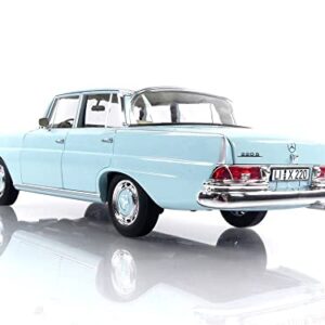 Norev 1965 220 S Light Blue with White Top 1/18 Diecast Model Car 183920