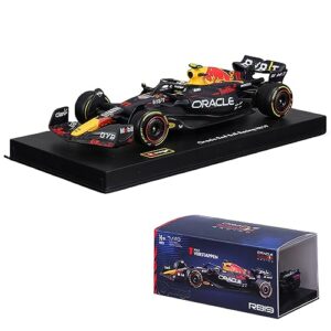 jodiyaah bburago 1:43 2023 f1 red bull rb19 11# sergio perez ferrari mercedes formula racing alloy car diecast model (rb19 11# w/helmet driver)