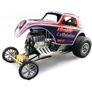 Altered Dragster Striped Mondello and Mastsubara 1/18 Diecast Model Car by Acme A1800815