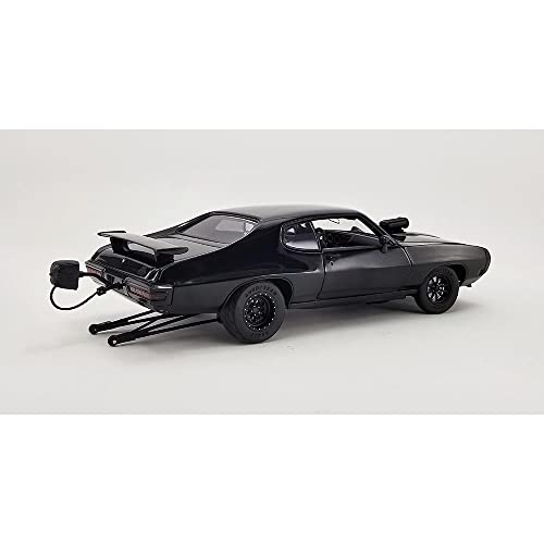 1970 Pontiac GTO Judge Justified Black Drag Outlaws Series Limited Edition to 564 Pieces Worldwide 1/18 Diecast Model Car by Acme A1801217