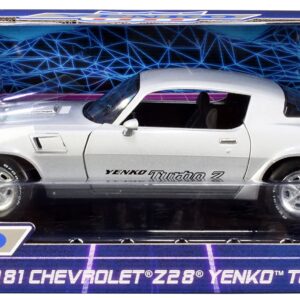 1981 Chevy Z/28 Yenko Turbo Z Turbo Silver Metallic 1/18 Diecast Model Car by Greenlight 13594