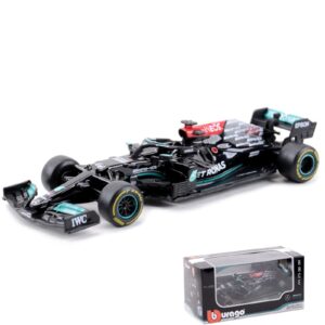 HTLNUZD 1:43 Bburago 2021 F1W12#44 Racing Car 1/43 Static Simulation Diecast Alloy F1 Formula Car Alloy Luxury Collectible Model