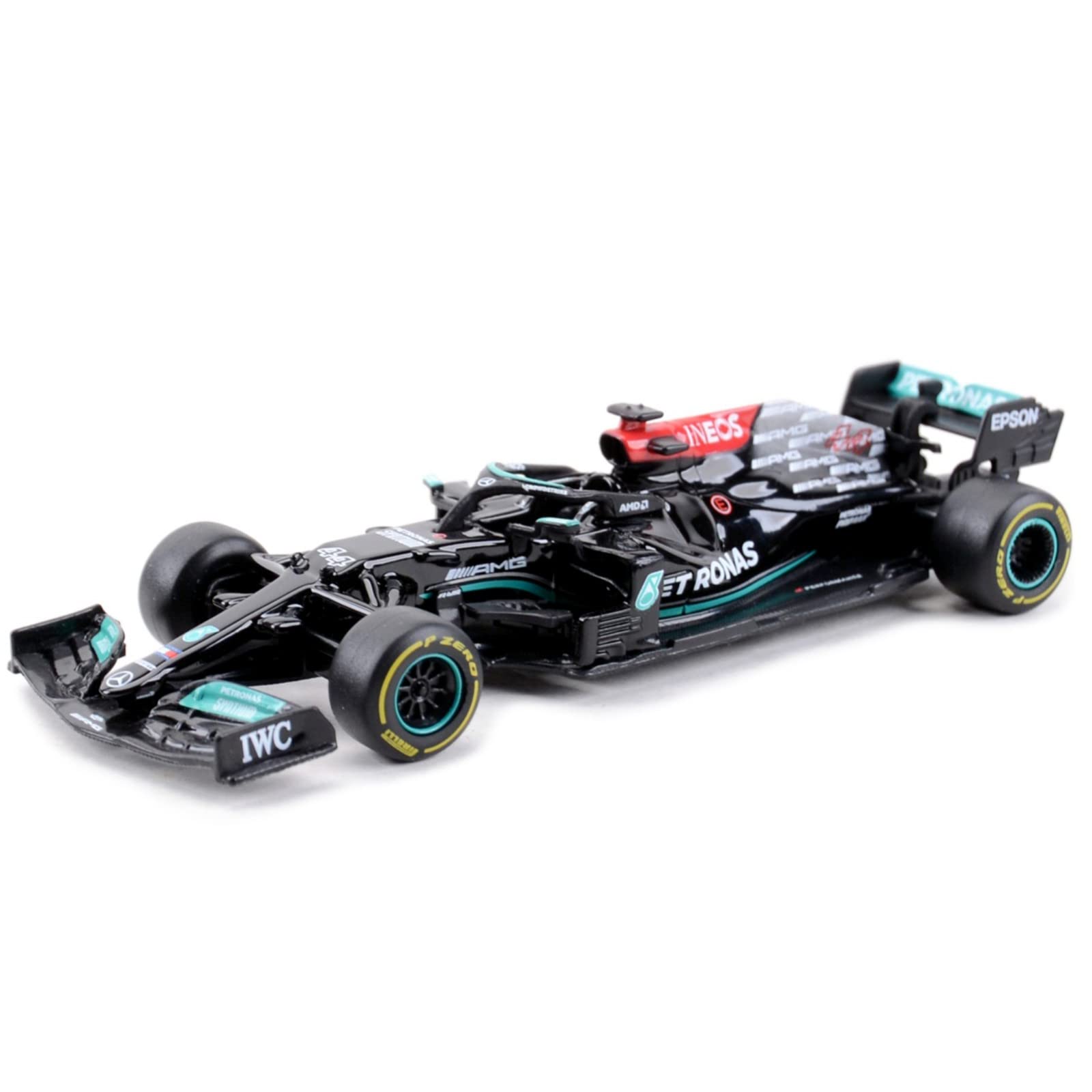 HTLNUZD 1:43 Bburago 2021 F1W12#44 Racing Car 1/43 Static Simulation Diecast Alloy F1 Formula Car Alloy Luxury Collectible Model