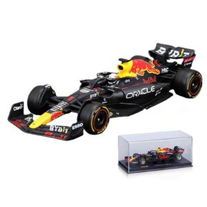 Bburago 1:43 New 2022 F1 Red Bull Racing RB18 1# Verstappen Special Paint Formula One Alloy Super Toy Car Model (RB18#1 W/Helmet)