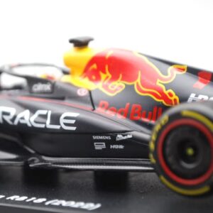 Bburago 1:43 New 2022 F1 Red Bull Racing RB18 1# Verstappen Special Paint Formula One Alloy Super Toy Car Model (RB18#1 W/Helmet)