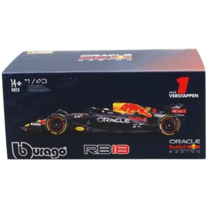 Bburago 1:43 New 2022 F1 Red Bull Racing RB18 1# Verstappen Special Paint Formula One Alloy Super Toy Car Model (RB18#1 W/Helmet)