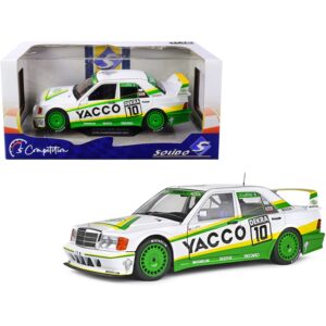 mercedes benz 190 evo ii #10 jacques laffite yacco dtm deutsche tourenwagen masters (1991) "competition series 1/18 diecast model car by solido