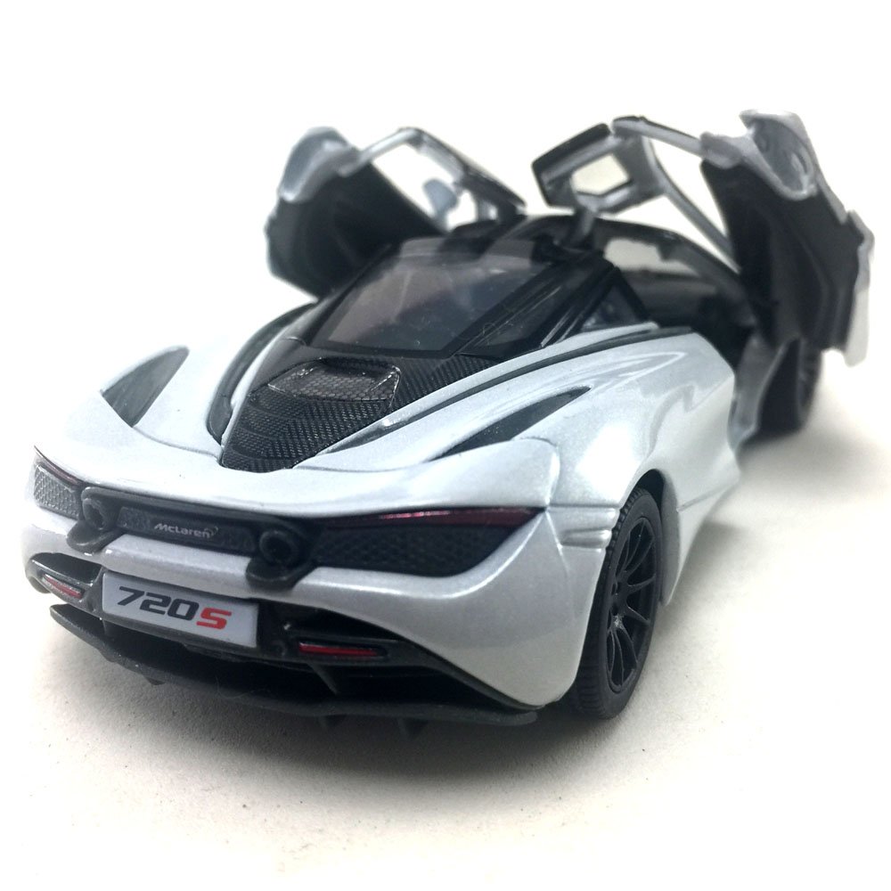 Kinsmart McLaren 720s White 1:36 DieCast Model Toy Car Collectible Hobby Super Sport Car Collection