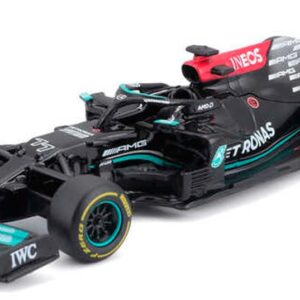 Bburago B18-38058B 1:43 F1 Mercedes AMG W12 E-Performance with Helmet BOTTAS, Assorted Designs and Colours