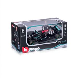 Bburago B18-38058B 1:43 F1 Mercedes AMG W12 E-Performance with Helmet BOTTAS, Assorted Designs and Colours