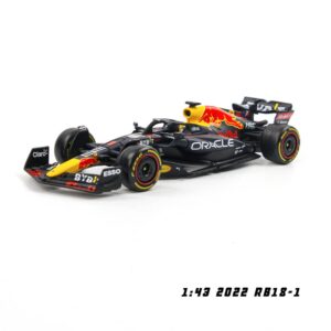 HNW Bburago 1:43 New 2022 F1 Red Bull Racing RB18 1# Verstappen 11# Perez Special Paint Formula One Alloy Super Toy Car Model (RB18#1)