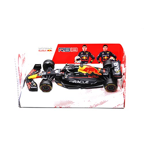 HNW Bburago 1:43 New 2022 F1 Red Bull Racing RB18 1# Verstappen 11# Perez Special Paint Formula One Alloy Super Toy Car Model (RB18#1)