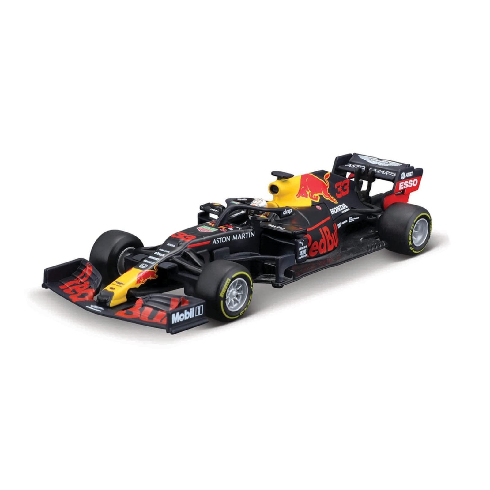 HTLNUZD Bburago 1:43 2020 RB16 #33 Champion Racing Max Verstappen 1/43 Diecast Alloy Collectible Toy Car Model (Hardcover RB16 33)