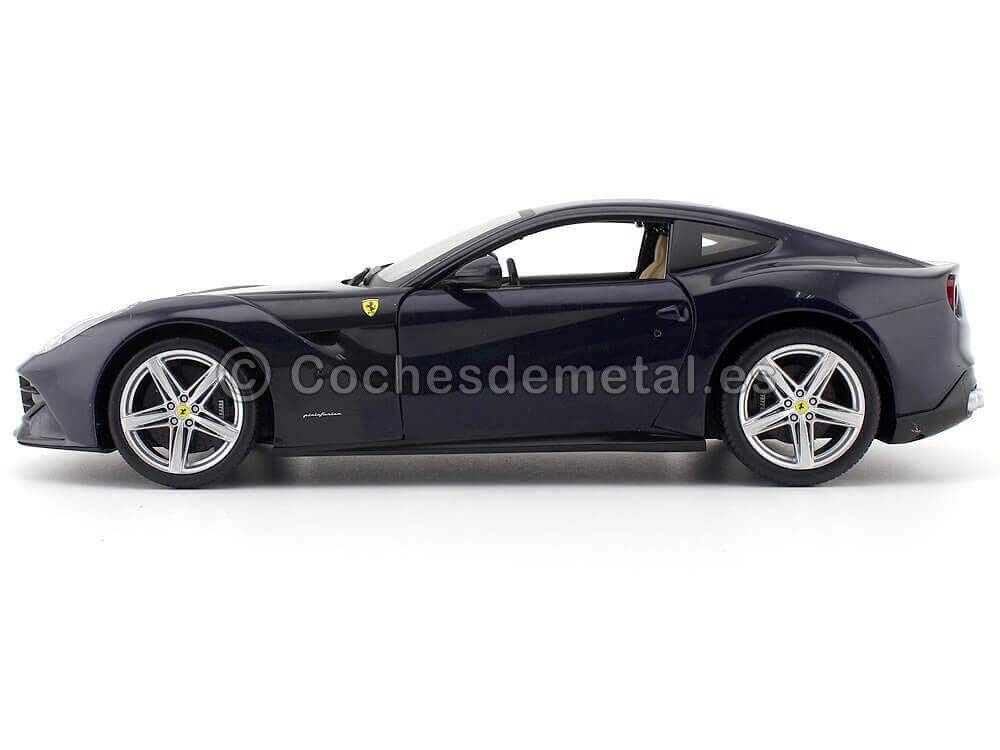 Hot wheels BCJ73 Ferrari F12 Berlinetta Blue 1/18 Diecast Model Car by Hotwheels