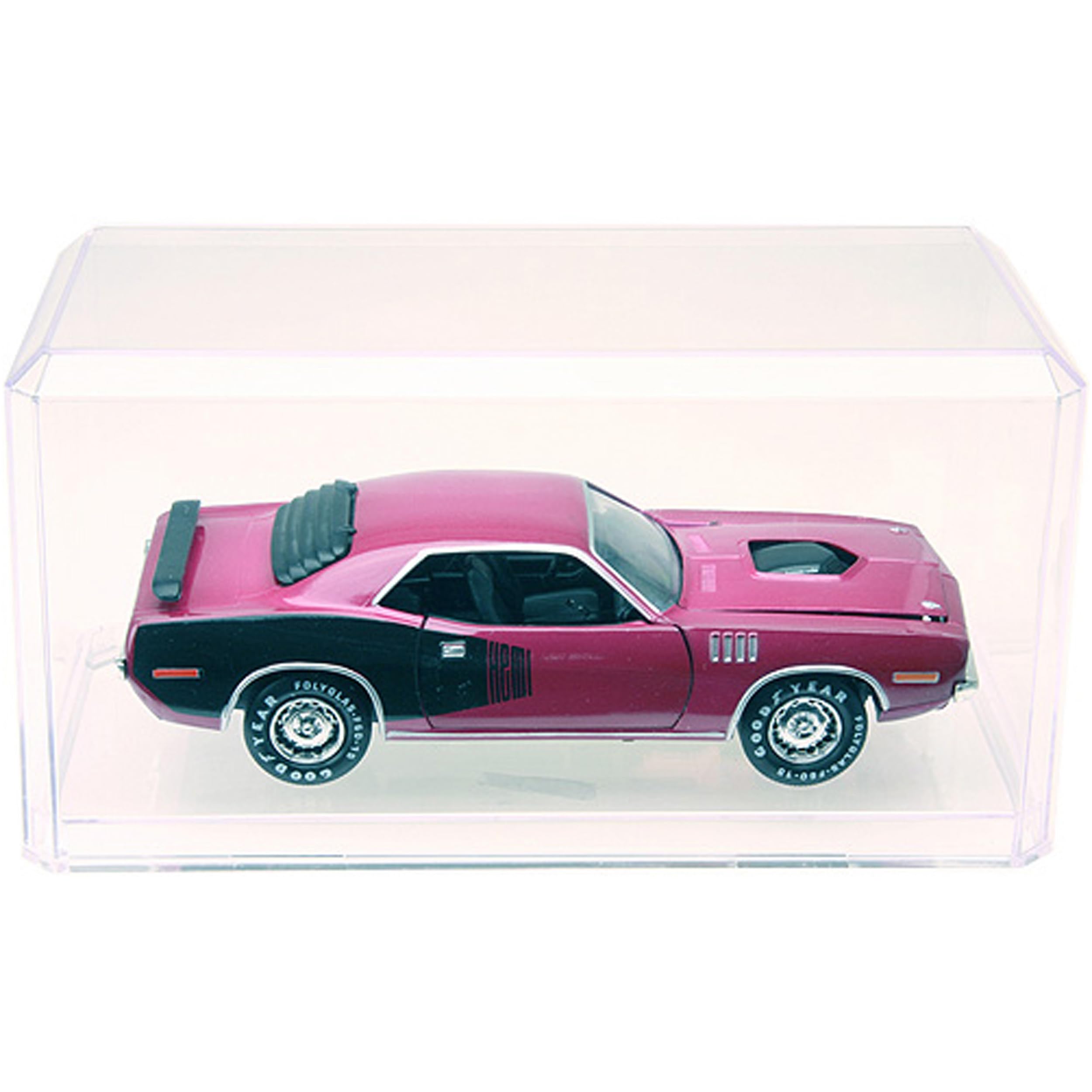 Pioneer Plastics 094C Clear Plastic Display Case for 1:24 Scale Cars, 9" W x 4.125" D x 4.375" H (Mailer Box)