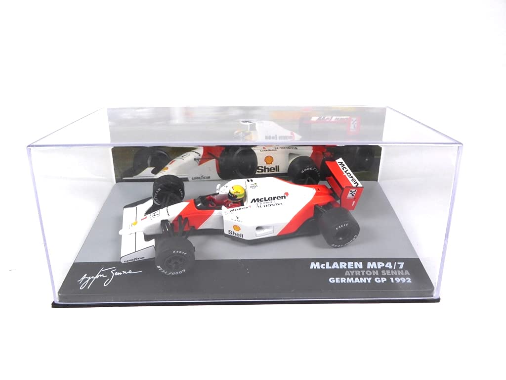 OPO 10 - Formula 1 car 1/43 Compatible with McLaren MP4 / 7# 1 Ayrton Senna Germany GP F1 1992 (723)