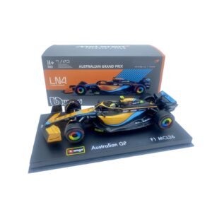 HTLNUZD Bburago 1:43 2022 F1MCL36#4 Lando Norris F1 Racing 1/43 MCL36#4 Formula One Alloy Luxury Die Cast Collection Vehicles Model Gift