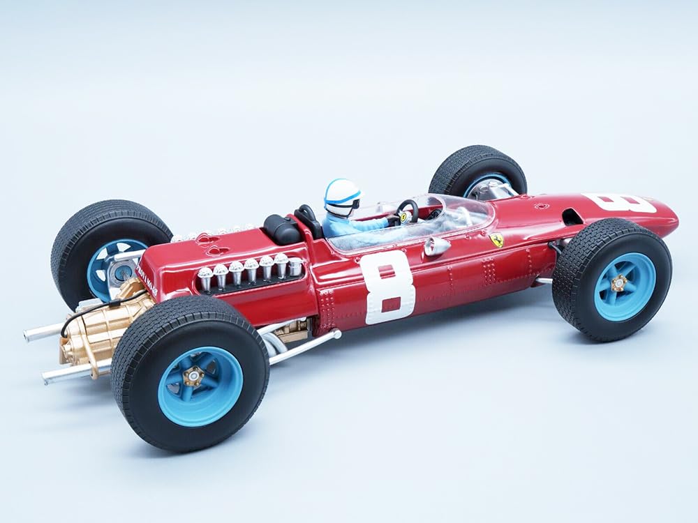512#8 John Surtees Formula One F1 Italy GP (1965) with Driver Figure Mythos Series Limited Edition to 85 Pieces Worldwide 1/18 Model Car by Tecnomodel TMD18-98B