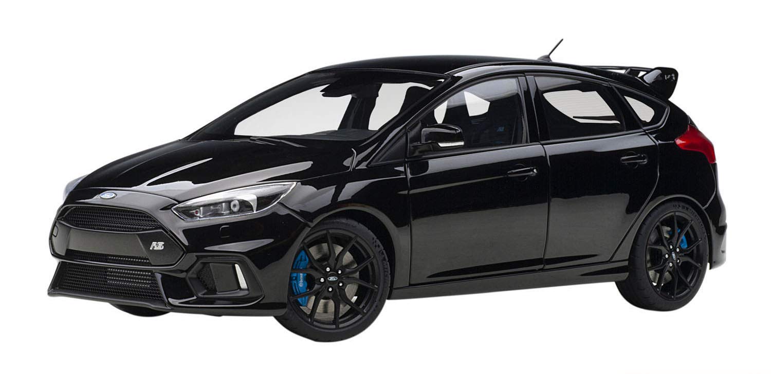 Autoart 2016 Ford Focus RS Shadow Black 1/18 Model Car